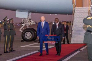 PRESIDENTE JOE BIDEN JÁ EM ANGOLA