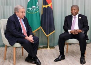 CONCERTAÇÃO ENTRE JOÃO LOURENÇO E ANTÓNIO GUTERRES HORAS ANTES DA CIMEIRA DA LIGA ÁRABE SOBRE GAZA