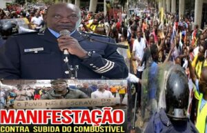 POLÍCIA NACIONAL TENTA TRAVAR CONFERÊNCIA DE IMPRENSA DOS PROMOTORES DA MANIFESTAÇÃO CONTRA SUBIDA DOS COMBUSTÍVEIS