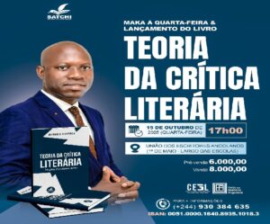 MABANZA KAMBACA LANÇA A OBRA SOBRE CRÍTICA LITERÁRIA EM ANGOLA
