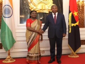 DISCURSO DO PRESIDENTE JOÃO LOURENÇO DURANTE A VISITA DE ESTADO DE DROUPADI MURMU PRESIDENTE DA ÍNDIA