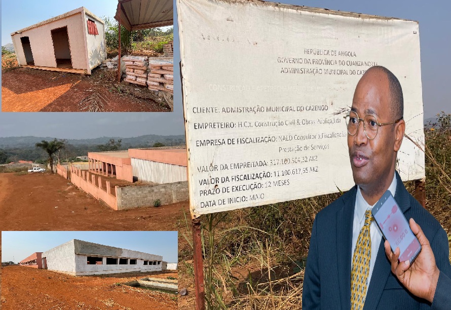 EMPRESA HCY CONSTRUÇÃO CIVIL E OBRAS PUBLICA, LDA ABANDONA OBRAS DE MAIS DE 317 MILHÕES DE KZ NO CUANZA NORTE